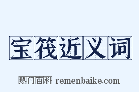 宝筏近义词是什么意思的图片